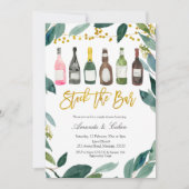 グリーンストック・ザ・バー カップルシャワー招待状 招待状 (正面)