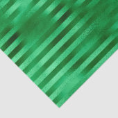 グリーンストライプのフォイル 薄葉紙 (詳細)