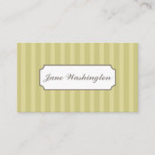 グリーンストライプの名刺 名刺 (正面)