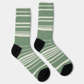 グリーンストライプの複雑な要素 ソックス (右)