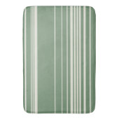 グリーンストライプの複雑な要素 バスマット (正面縦)