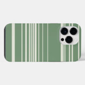 グリーンストライプの複雑な要素 iPhoneケース (裏面横)