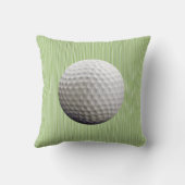 グリーンストライプゴルフボールボーイズ誕生記録 クッション (裏面)