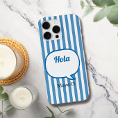 グリーンストライプスの吹き出しデザイン iPhoneケース