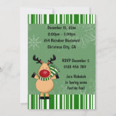 グリーンストライプズトナイダーホリデーパーティ 招待状 (裏面)