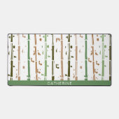 グリーンストライプズボホカスタムー デスクマット (正面)