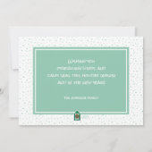 グリーンストライプビーチウォームウィッシュビーチハッツホリデイ シーズンカード (裏面)