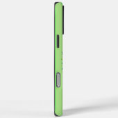 グリーンストライプ携帯ケース HAMbWG Case-Mate iPhoneケース (裏面 / 右)