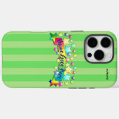 グリーンストライプ携帯ケース HAMbWG Case-Mate iPhoneケース (裏面 (横))