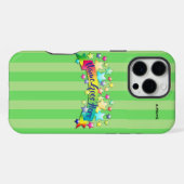 グリーンストライプ携帯ケース HAMbWG iPhoneケース (裏面横)