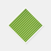グリーンストライプ紙ナプキンス スタンダードカクテルナプキン (角)