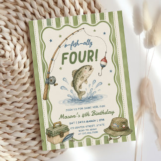 グリーンストライプ オーシャン 誕生日おめでとう 招待状