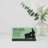 グリーンストリーク芝生サービス 名刺 (スタンド正面)