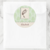 グリーンストークのシール ラウンドシール (バッグ)