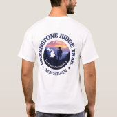 グリーンストーン尾根トレイル(rd2) tシャツ (裏面)
