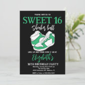 グリーンスニーカーBash誕生日パーティー 招待状 (スタンド正面)