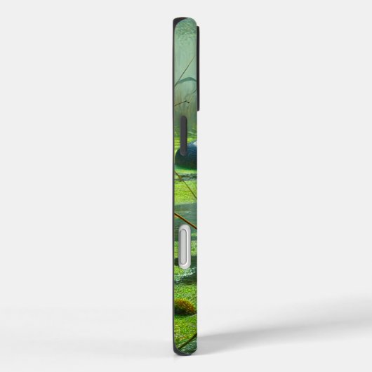 グリーンスネークフォンケース Case-Mate iPhoneケース (裏面 / 右)