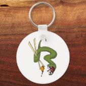 グリーンスネーク キーホルダー (正面)