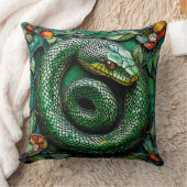 グリーンスネーク クッション (ブランケット)