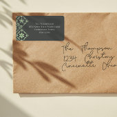 グリーンスノーフレークファミリー差出人住所 ラベル