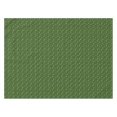 グリーンスノーフレークフェスティバルモダンメリークリスマス テーブルクロス (正面(横))