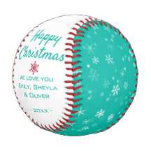 グリーンスノーフレーク柄のクリスマス