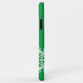 グリーンスノーフレークiPhoneケース Case-Mate iPhoneケース (裏面/右)