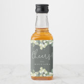 グリーンスノーベリー+ユーカリバチェロレッテミニ リキュールボトルラベル (正面)