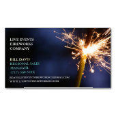 グリーンスパークラー7月4日店舗販売花火 マグネット名刺 (正面)