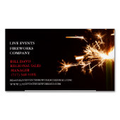 グリーンスパークラー7月4日店舗販売花火 マグネット名刺 (正面)