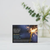 グリーンスパークラー7月4日店舗販売花火 名刺 (スタンド正面)