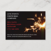 グリーンスパークラー7月4日店舗販売花火 名刺 (正面)