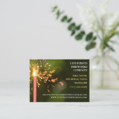 グリーンスパークラー7月4日店舗販売花火 名刺 (スタンド正面)