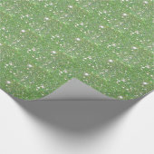 グリーンスパークルラッピング紙 ラッピングペーパー (角)