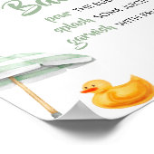 グリーンスプラッシュ赤ちゃんシャワーママオサバー ポスター (角)