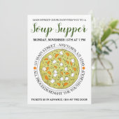 グリーンスプリット豆スープ丼クックオフ夕食の食べ物フェスト 招待状 (スタンド正面)