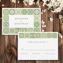 グリーンスペインのタイル