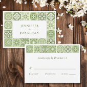 グリーンスペインのタイル