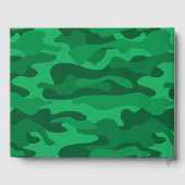 グリーンスペインのモノカラー迷彩柄 ゲストブック (裏面)