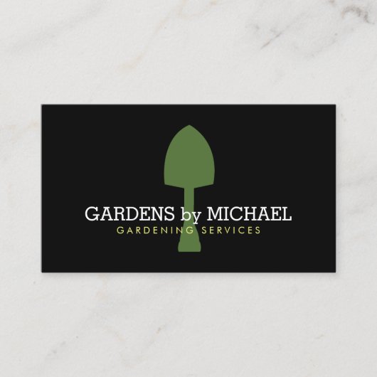 グリーンスペードガーデニングサービス名刺 名刺 (正面)