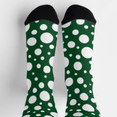 グリーンスポットクルーソックス ソックス (上部)