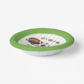 グリーンスポーツサッカーバスケットボールバースデーパーティー ペーパーボウル (傾斜あり)