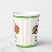 グリーンスポーツサッカーバスケットボールバースデーパーティー 紙コップ (右)