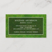 グリーンスポーツターフプロフェッショナルコーチ 名刺 (裏面)