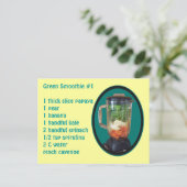 グリーンスムージー#1 ポストカード (スタンド正面)