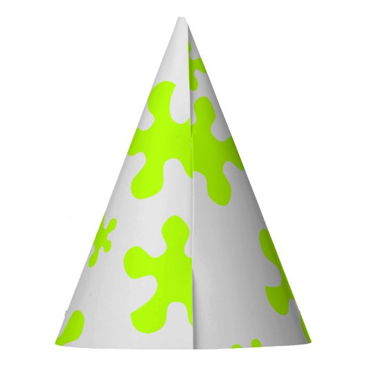 グリーンスライムグレーおもしろい パーティーハット (裏面)