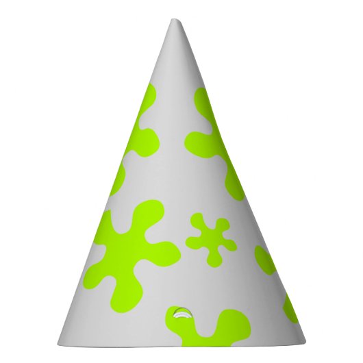 グリーンスライムグレーおもしろい パーティーハット (右)