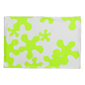 グリーンスライムグレーおもしろい 枕カバー (裏面-左)