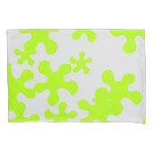 グリーンスライムグレーおもしろい 枕カバー (正面左)