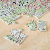 グリーンズバラノースカロライナMap (1997年) ジグソーパズル (側面)